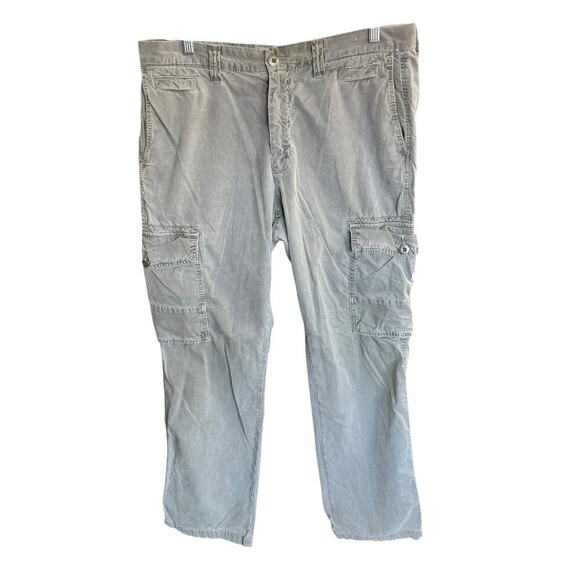 Original Paperbacks Cargo Pants Men's 36 Cotton Green Fishermancore Fishingcore - Picture 1 of 12